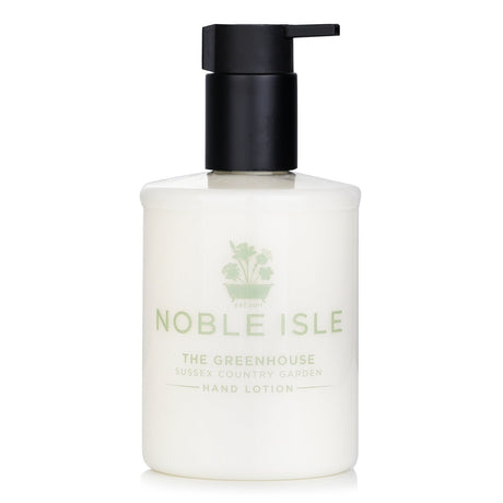 A 250ml hand lotion with soothing tomato extract, offering a botanical scent reminiscent of an English greenhouse.