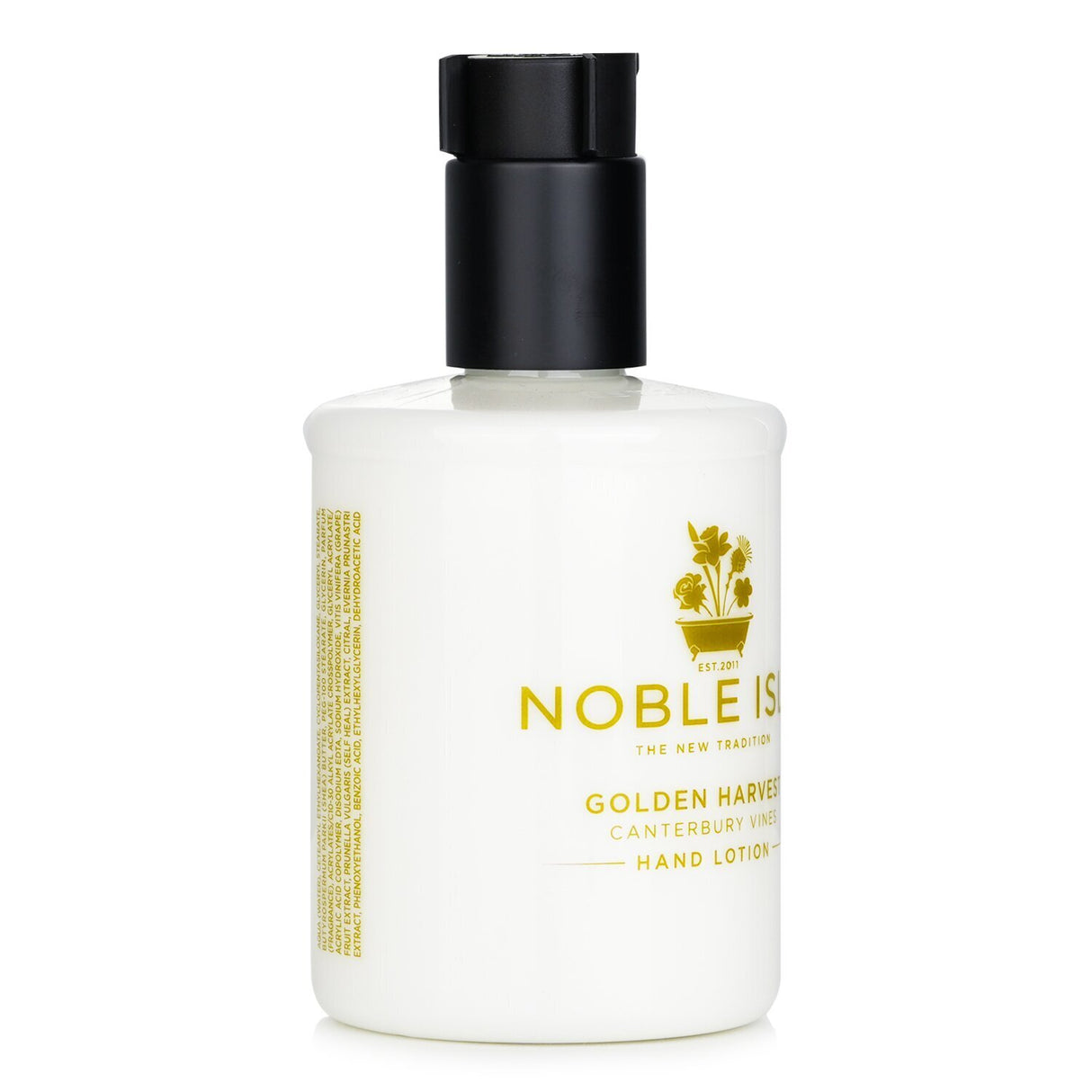 Noble Isle Golden Harvest Hand Lotion: 250ml luxury cream for soft, hydrated hands with a captivating, fruity fragrance.