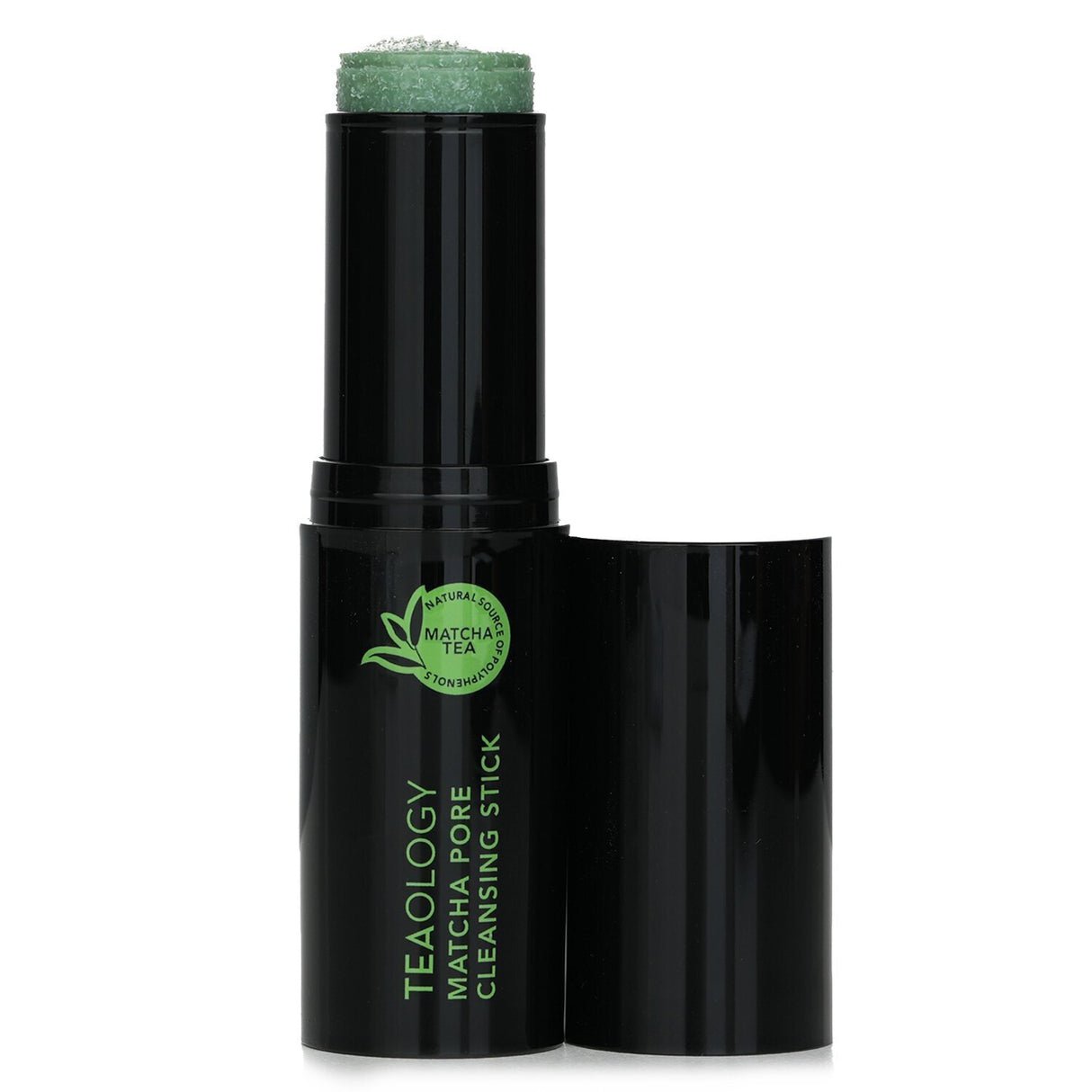 Teaology Matcha Pore Cleansing Stick, a 12g skincare tool with natural ingredients for cleansing, exfoliating, and purifying skin.