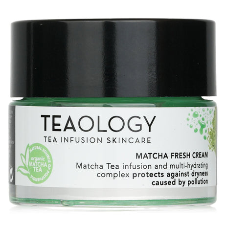 Luxurious 50ml gel-cream moisturizer with Matcha, hydrates and rejuvenates skin, suitable for all skin types.
