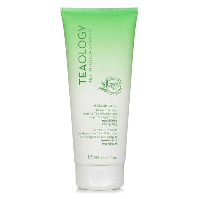 Luxurious Matcha Latte Body Milk, 200ml; hydrates & revitalizes skin with natural ingredients like matcha, oat, and rice milk.