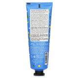 Luxurious blue tea hand and nail cream in a 75ml tube, nourishing, hydrating, and vegan for soft, healthy skin.