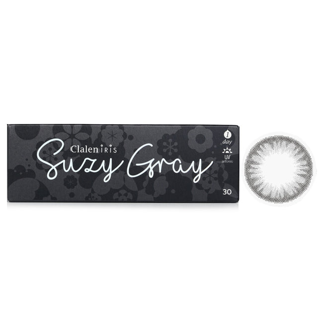 1 Day Iris Suzy Gray Color Contact Lenses in -2.50 with a 2-tone design, enhancing natural beauty and providing comfort and clarity.