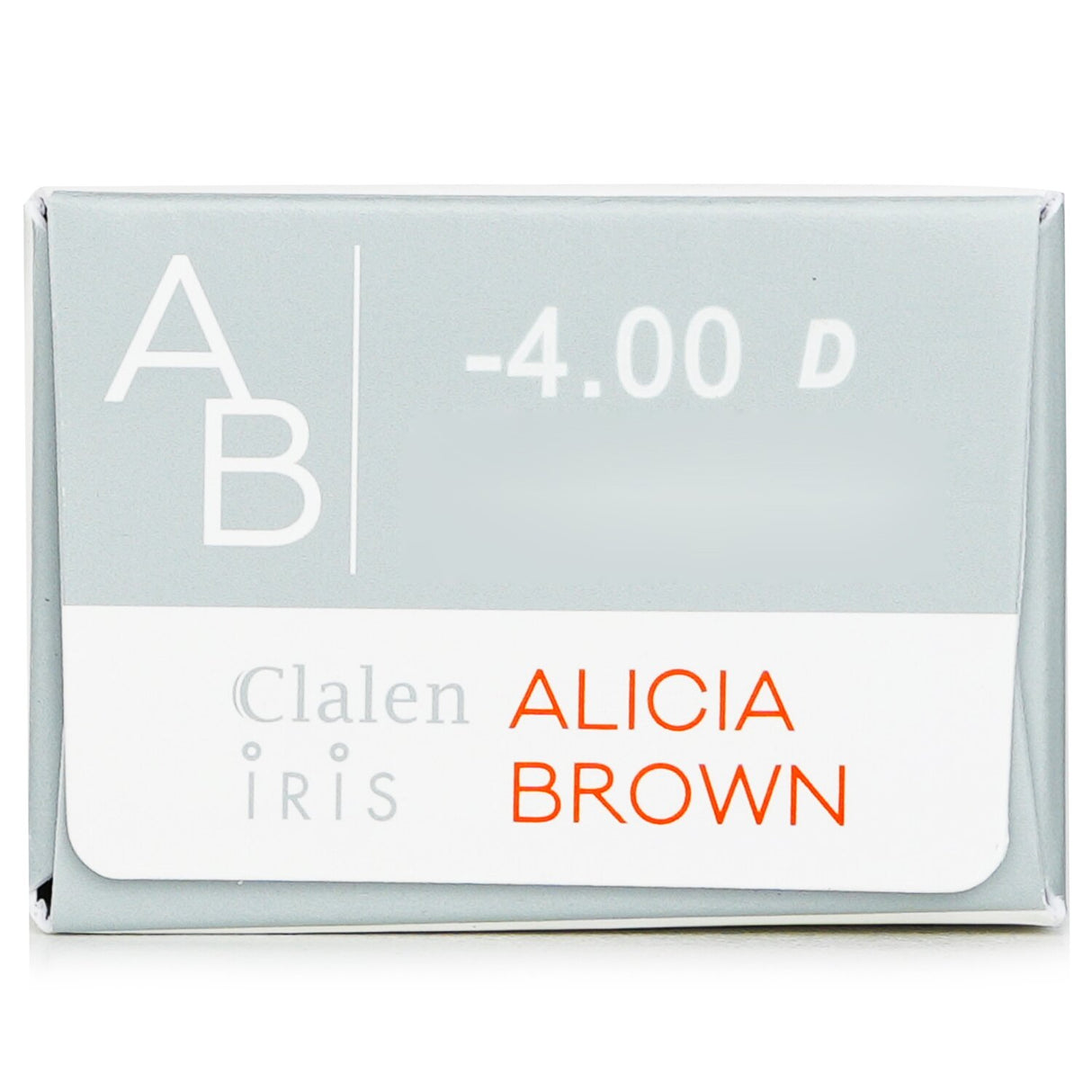 Clalen 1 Day Iris Alicia Brown contact lenses, featuring spiral patterns for enhanced natural eye color and comfort.