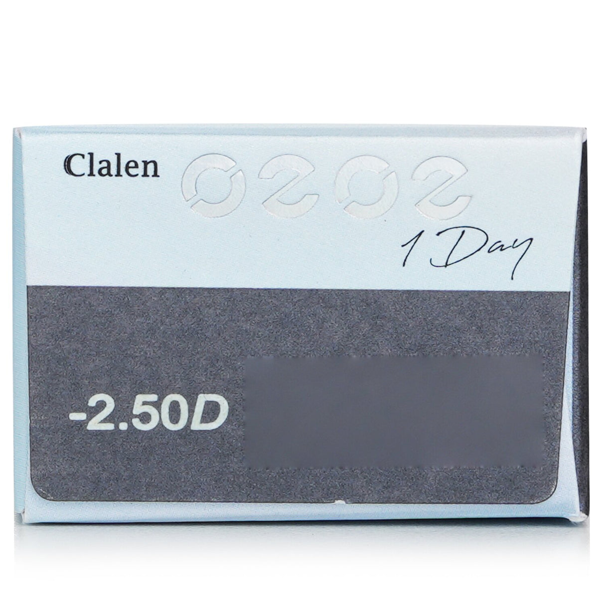 Clalen 1 Day O2O2 Clear Contact Lenses -2.50, 30pcs; daily-use lenses with UV protection and enhanced comfort for clear vision.