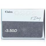 Clalen 1 Day O2O2 Clear Contact Lenses (-3.50), 30pcs, offering comfort, UV protection, and high-definition vision.