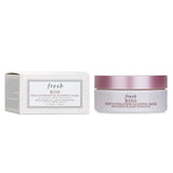 "Fresh Rose Deep Hydration Sleeping Mask in 2-step process for overnight moisture, featuring Rosewater and Hyaluronic Acid."