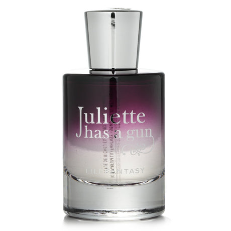 Juliette Has A Gun Lili Fantasy Eau De Parfum Spray, 50ml, featuring floral fruity gourmand notes with bubble gum and jasmine.