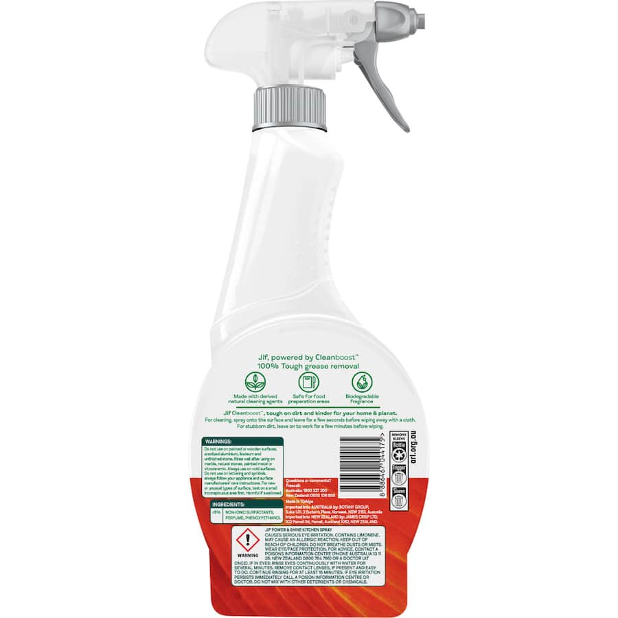 Jif Clean Boost Kitchen Spray Power & Shine 500mL