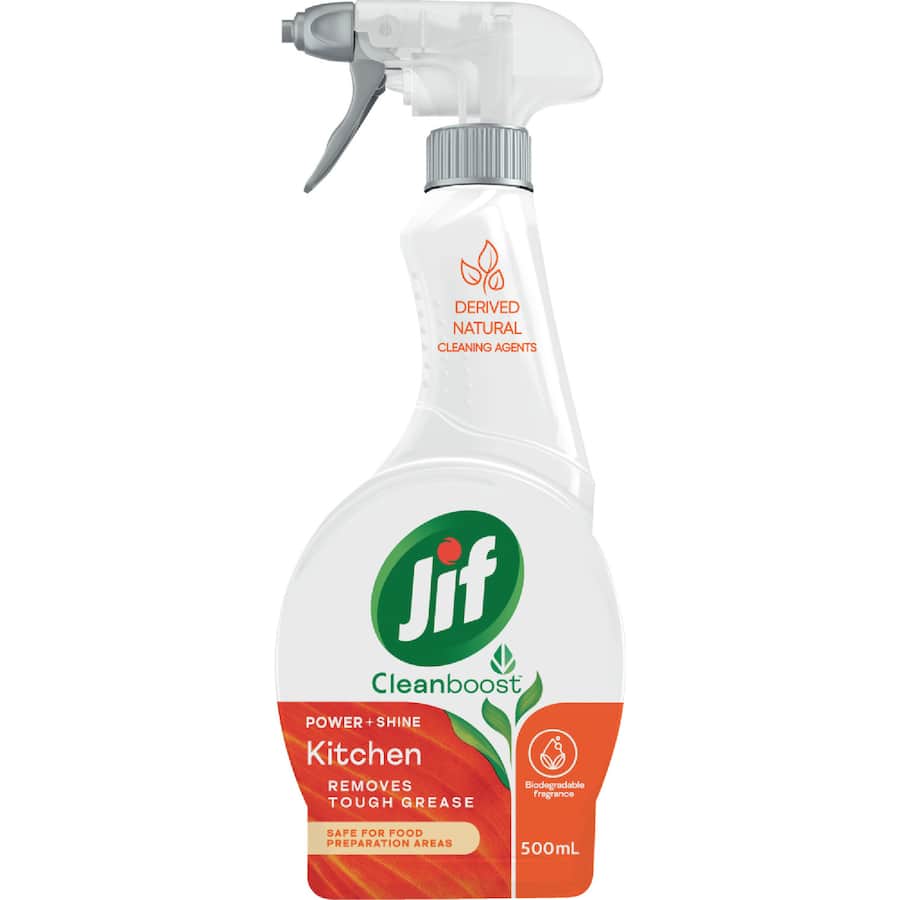 Jif Clean Boost Kitchen Spray Power & Shine 500mL