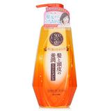 Revitalizing 50 Megumi Aging Hair Care Conditioner, 400ml, enhances thinning hair while hydrating and repairing damage.