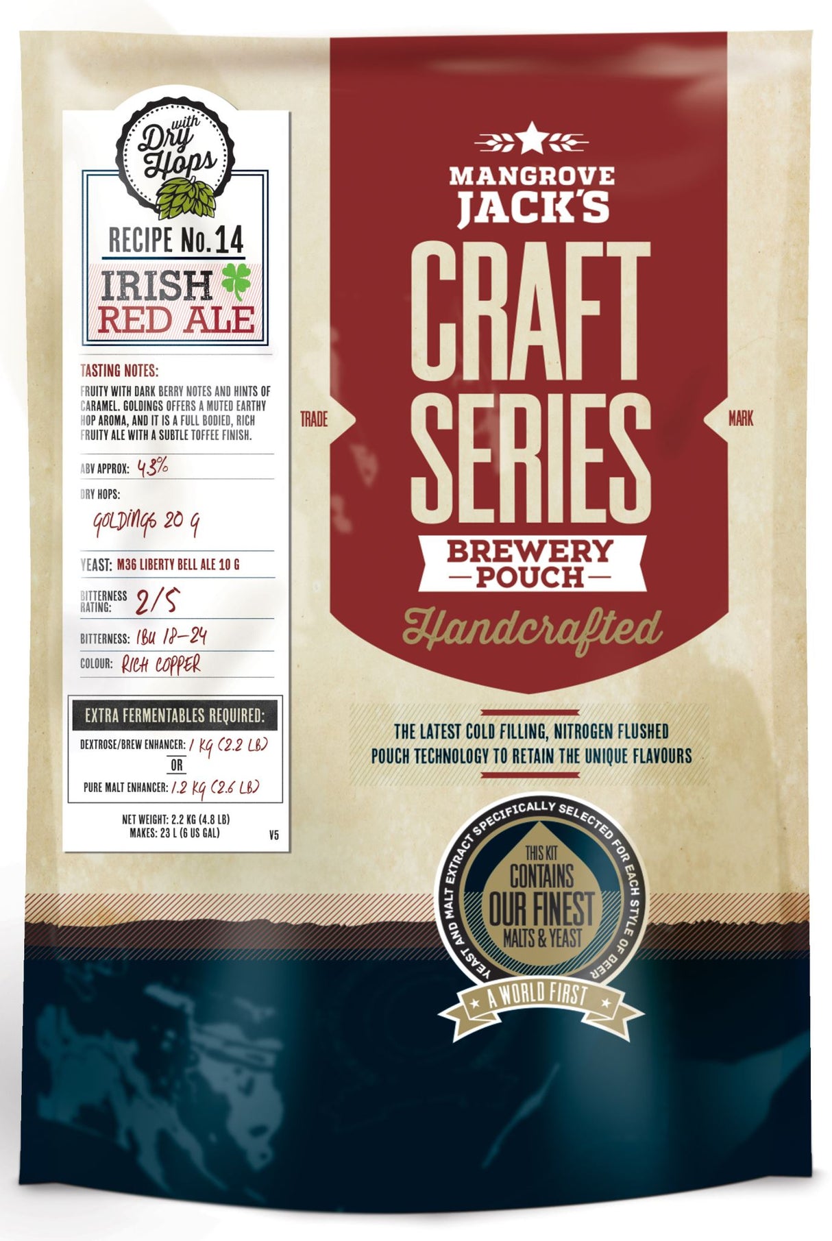 Mangrove Jack's Craft Series Irish Red Ale