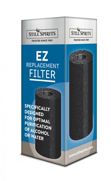 Still Spirits EZ Filter Carbon Cartridge for superior purity in home distilling, removing impurities for enhanced flavor.