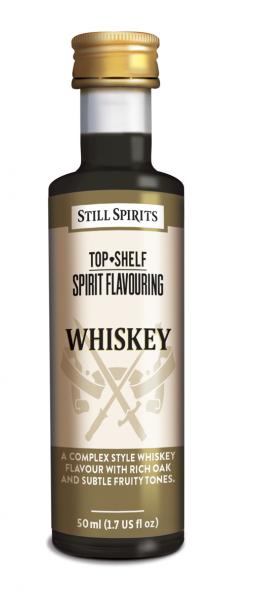 Rich oak and fruity tones in Still Spirits Top Shelf Whiskey Spirit Flavouring for personalized whiskey creations.