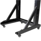 2-Post Server Rack with Casters - 42U