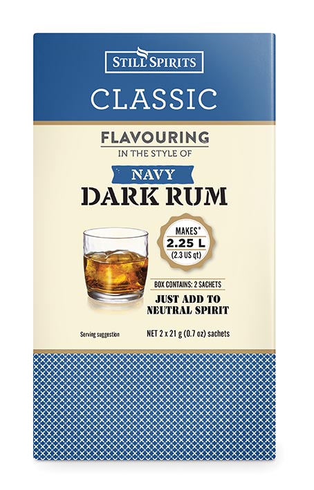 Still Spirits Classic Navy Dark Rum Sachet (2 x 1.125L)