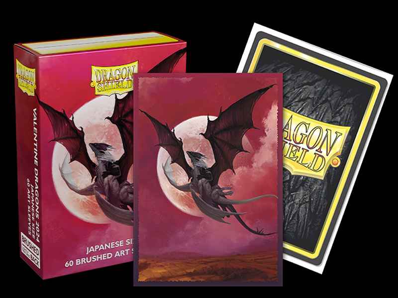 Dragon Shield: Japanese Size Sleeves  - Brushed Art  - Valentine 2024