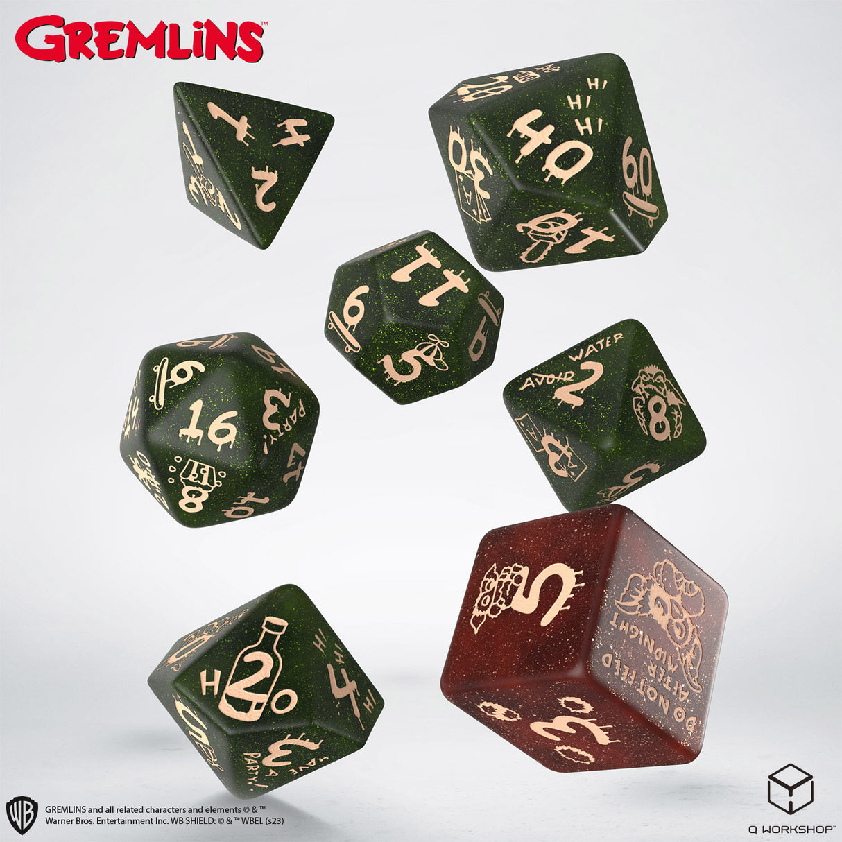 Q Workshop - Gremlins Dice Set 7