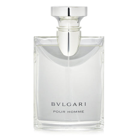 Bvlgari Pour Homme Eau De Toilette Spray 100ml: a sophisticated men's fragrance with black tea and smoky wood notes.