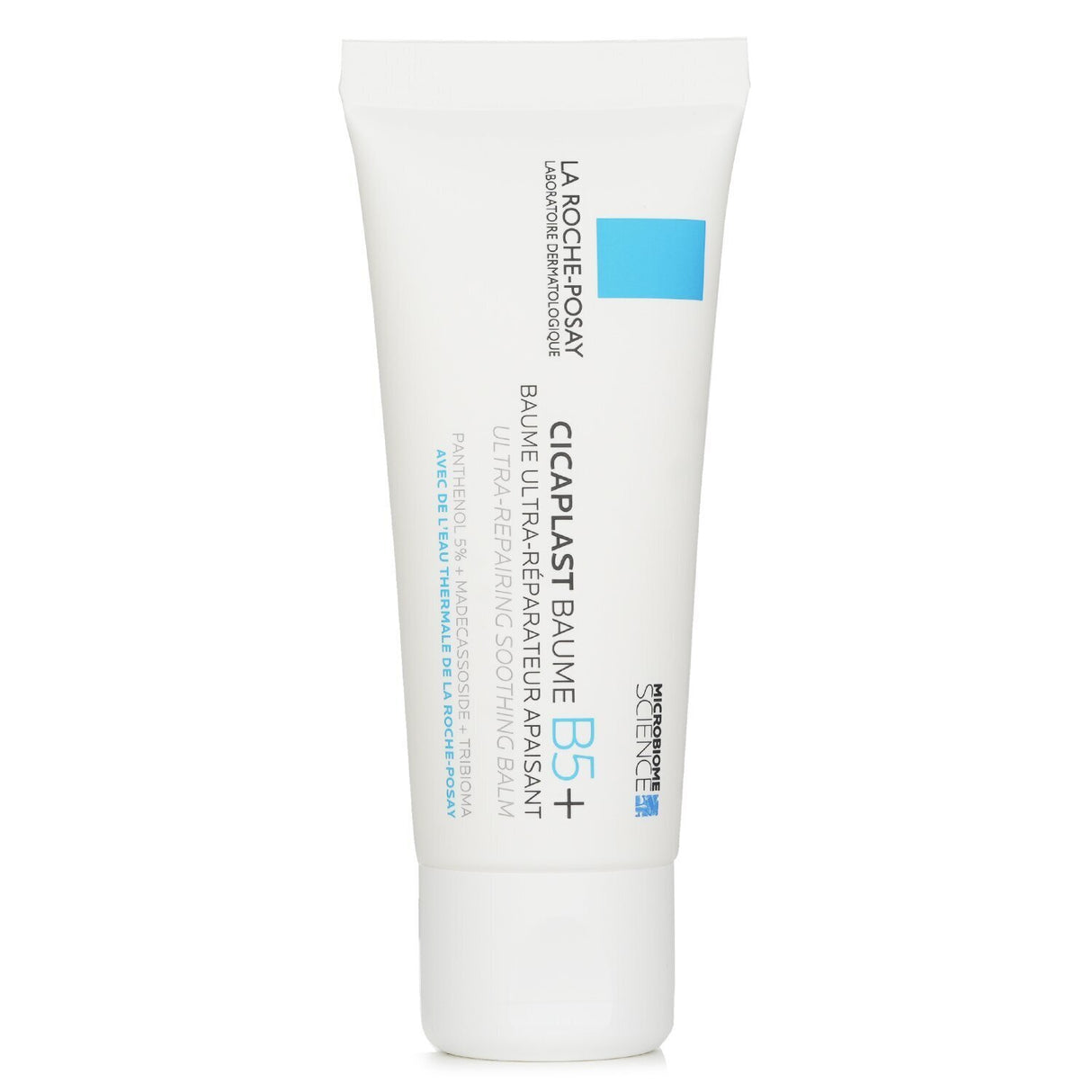 Soothing multi-purpose balm for irritated skin, enriched with Vitamin B5 and prebiotics, safe for all ages.