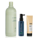 Pelo Baum Hair Revitalizing Solution with Aveda Volumizing Shampoo set for rejuvenating and volumizing dry, damaged hair.