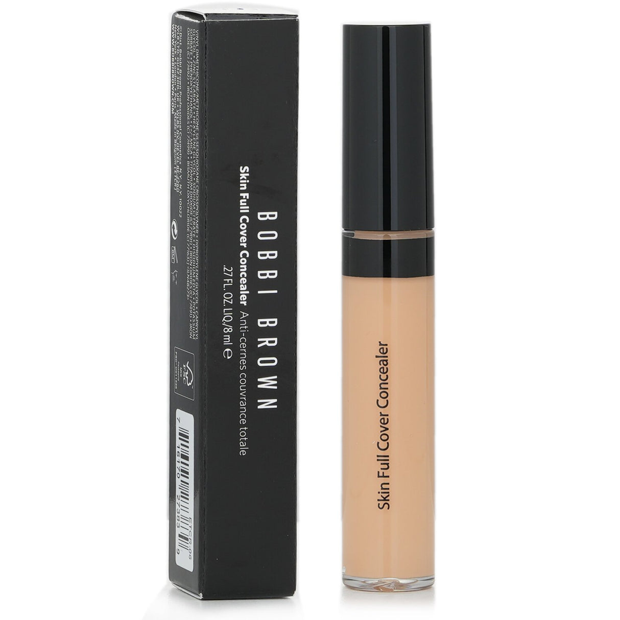 Bobbi Brown Skin Full Cover Concealer in #Beige, 8ml, offers long-lasting, lightweight coverage for a flawless complexion.