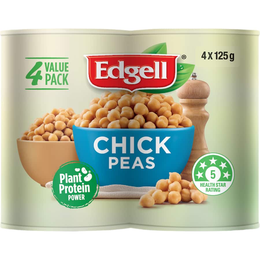 Edgell Chick Peas  4 pack 500g