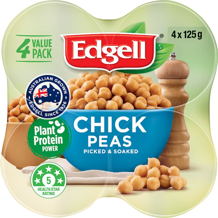 Edgell Chick Peas  4 pack 500g