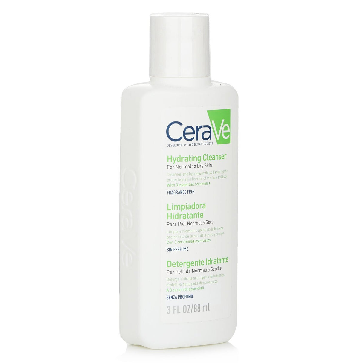 CeraVe - Cerave Hydrating Cleanser Cream For Normal to Dry Skin  - 88ml/3oz