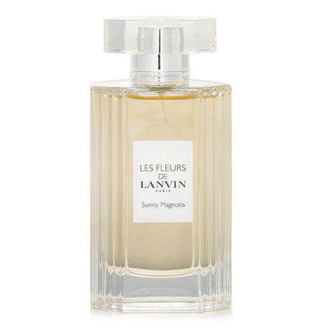 Lanvin Les Fleurs Sunny Magnolia Eau De Toilette 90ml features a luminous floral fruity scent, ideal for warm days and uplifting moments.