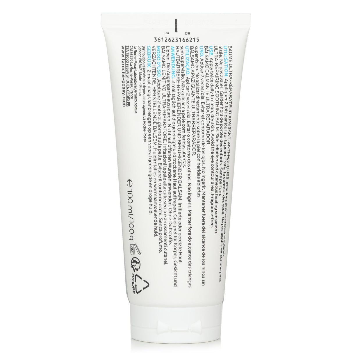 La Roche Posay Cicaplast Baume B5, a soothing balm for damaged skin, infused with 5% Vitamin B5 and antibacterial agents.