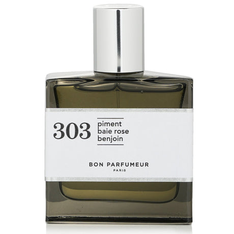 Bon Parfumeur 303 Eau De Parfum in a stylish 30ml bottle, featuring an intense amber and spicy blend for all occasions.