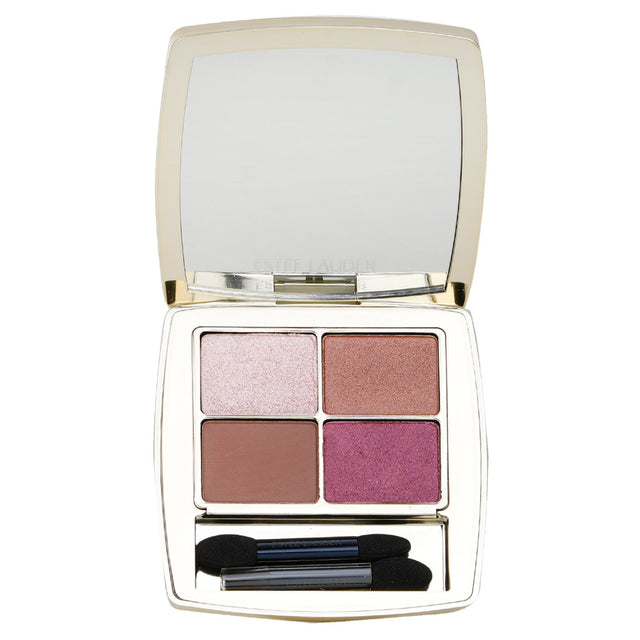 Estee Lauder Pure Color Envy Luxe Eyeshadow Quad with four rich, blendable shades in multi-finishes for versatile looks.