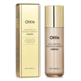 Ottie Gold Prestige Resilience Energetic Essence 50ml, an anti-wrinkle facial essence with adenosine, ceramides, and hyaluronic acid.
