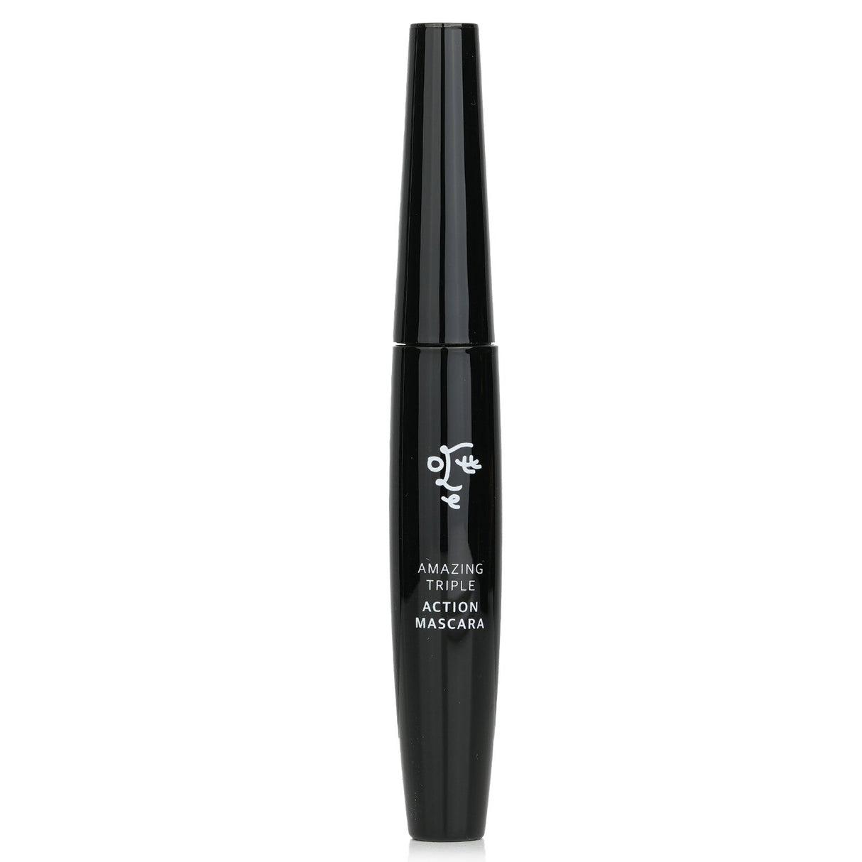 Ottie Amazing Triple Action Mascara in #Black enhances lashes with volumizing, curling, and lengthening effects for dramatic eyes.