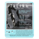 Oxygenating Talika Bubble Mask with bamboo charcoal, detoxifies and brightens skin in just 10 minutes, paraben-free.