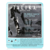 Oxygenating Talika Bubble Mask with bamboo charcoal and probiotic extract for detoxifying and revitalizing skin.