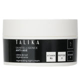 Talika Skintelligence Anti-Age Night Cream in a 50ml jar, enriched with natural ingredients for rejuvenated skin overnight.