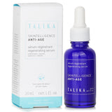 Talika Skintelligence Anti-Age Serum: 30ml rejuvenating facial serum with natural ingredients, peptides, and hydration for youthful skin.