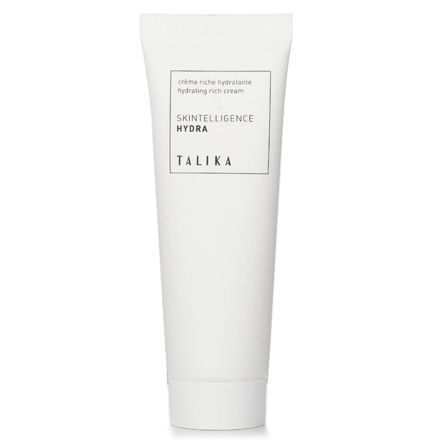 Luxurious 50ml facial cream for dry skin, enriched with prebiotics, hyaluronic acid, and anti-pollution ingredients.