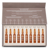 Sarah Chapman Skinesis Power A Renewal System, a 10-day skincare program with Ret A and HA shots for rejuvenated skin.