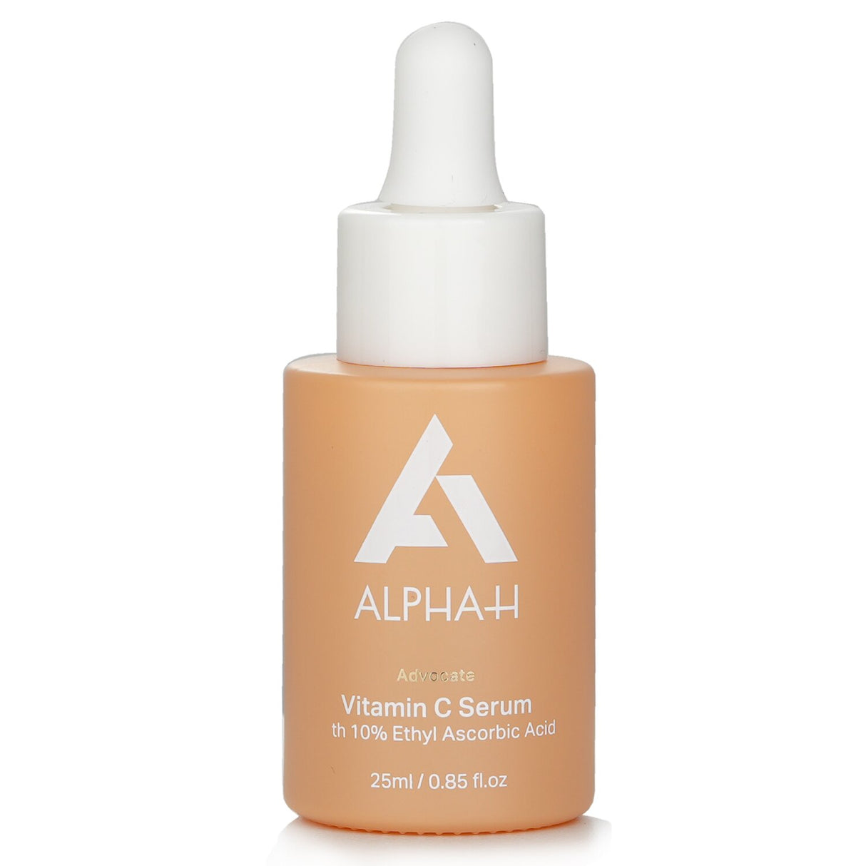 Alpha-H Vitamin C Serum with 10% Ethyl Ascorbic Acid in a 25ml bottle, brightening skin while hydrating and evening tone.