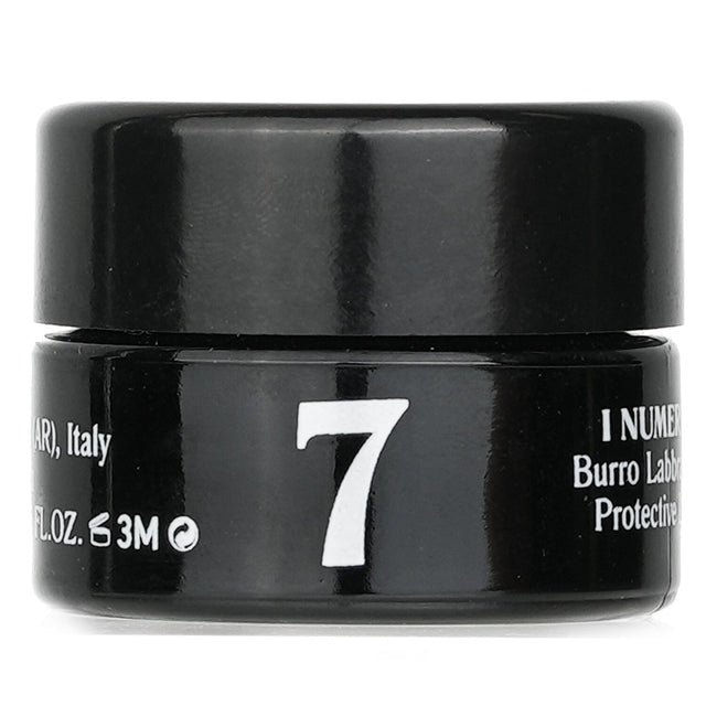 Luxurious I Numeri Primi N.7 Protective Face-Lip Butter, 5ml, enriched with Shea Butter and Jojoba Oil for hydration and protection.