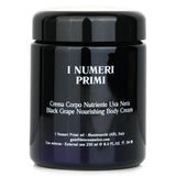 Luxurious black grape body cream for hydration, enriched with Argan Oil, Squalane, and anti-aging ingredients, 250ml size.