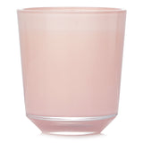 Peony pink scented candle with romantic rose and elderflower fragrance, handcrafted in France, burns for 40 hours.