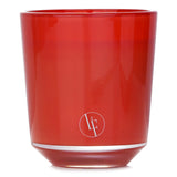 Luxurious Ambre Tan scented candle in coppery brown, featuring heliotrope, amber, and benzoin notes, burns for 40 hours.