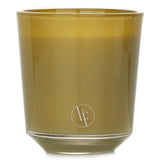 Elegant Bronze Santal scented candle in a colored glass container, offering a soothing woody fragrance for relaxation.