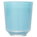 Luxurious 200g scented candle with coconut, vanilla, and floral notes, perfect for creating a tranquil tropical atmosphere.