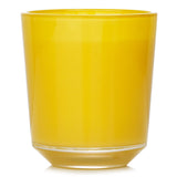 Lemon Fizz Candle in vibrant yellow glass, infusing your space with refreshing lemon, mint, and tea fragrances, burns for 40 hours.