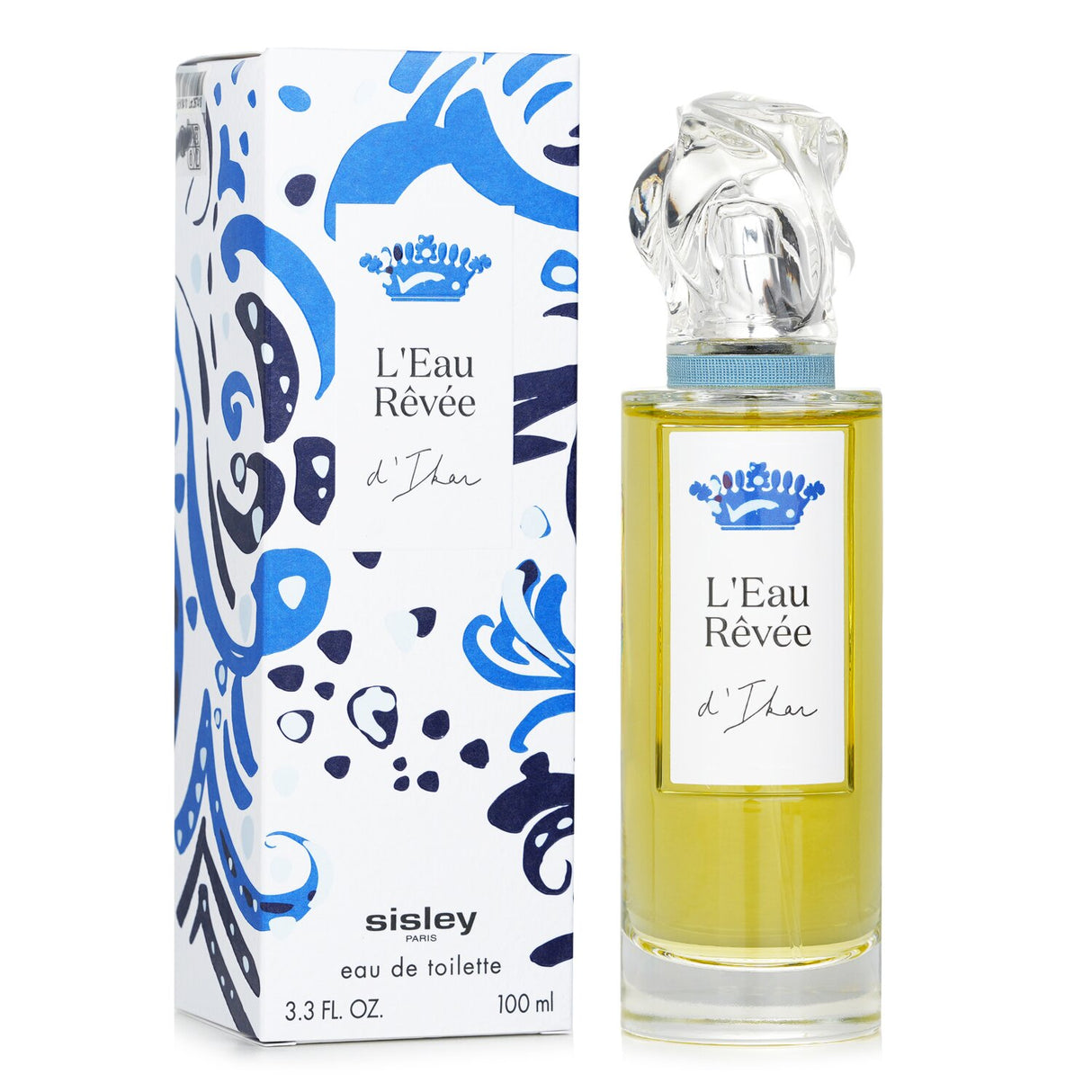 Elegant 100ml Eau De Toilette for women, blending fresh lemon, geranium, and earthy vetiver notes for a luxurious scent.